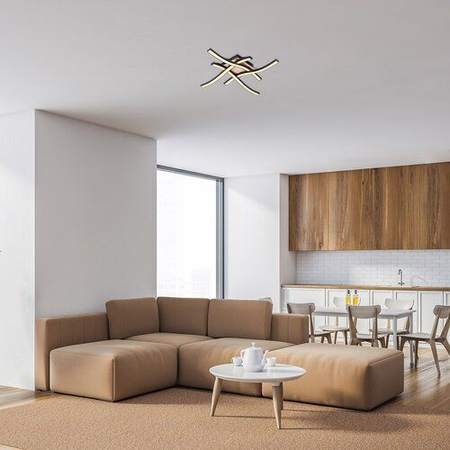 Lampa sufitowa Rabalux Heimdall 2281 czarny matowy