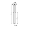 Sollux Lighting Lampa wisząca PASTELO 5 biała SL.0468