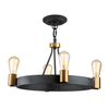 Lampa wisząca / Półplafon Silas - 4 źródła światła Quintiesse QN-SILAS-4P-DZ