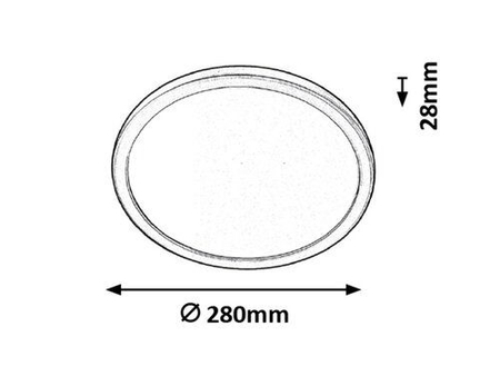 Lampa sufitowa Rabalux Lambert 3358 srebrny