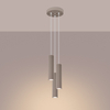 Sollux Lighting Lampa wisząca KARBON 3P taupe SL.1775