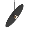 Lampa wisząca Kaja BURGAS K-5458 czarny, złoty