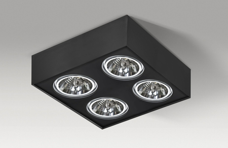 Lampa sufitowa PAULO 4 230V BLACK/BLACK Azzardo AZ2887 czarny