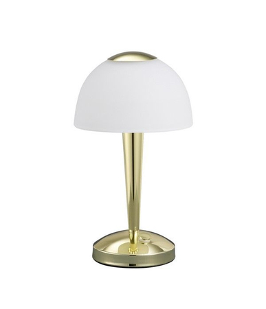 Lampa stołowa Trio 529990103 biały/złoty