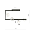 Lampa sufitowa SOMA 4 Emibig 1289/4 czarny