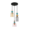 Lampa wisząca Italux Namos PND-27092-3A-MC-BRO Mosiądz