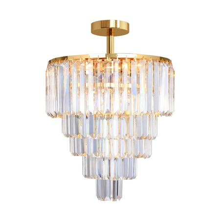 Lampa sufitowa AMEDEO Zuma Line FC17106/6+3+1-GOLD+CL złoty