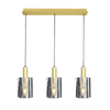 Milagro Lampa wisząca Arcadia Gold 3xE27 ML1817 CZARNY + ZŁOTY