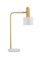 Lampa stołowa Luces Exclusivas FRESNILLO biały/złoty LE42971