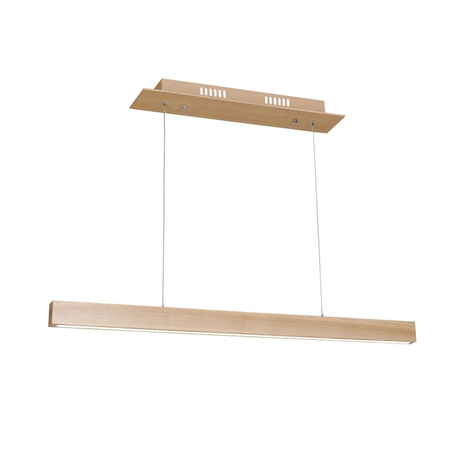Milagro Lampa Wisząca TIMBER 18W LED MLP568 Naturalne drewno