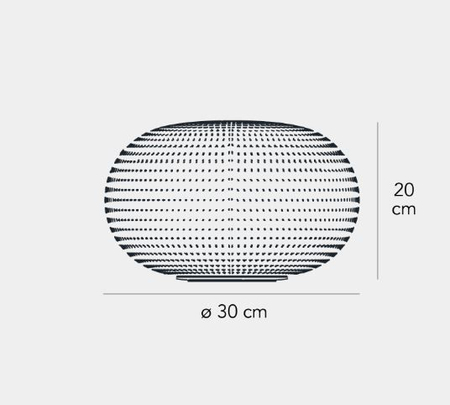 Lampa stołowa Fontana Arte F430805150BILE Bianca