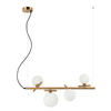 Lampa wisząca Italux Reverso PND-5622-4-BRO-W Mosiężny
