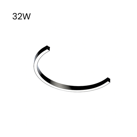 Alpina System Owalny róg LED Greenie 32W 4000K CRI80