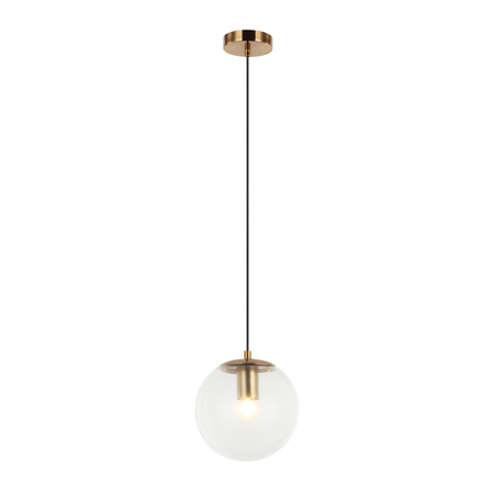Lampa wisząca Italux Sarpo PND-58867-1S-BK-BRO Mosiądz
