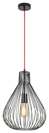 Lampa wisząca Rabalux Zille 4754 czarny matowy