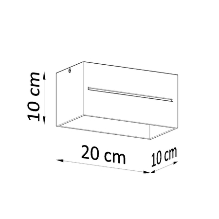 Sollux Lighting Plafon LOBO MAXI czarny SL.0384