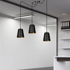 Lampa wisząca LINK 3 BLACK / GOLD Emibig 455/3 czarny/złoty