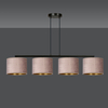 Lampa wisząca HILDE 4 BL ROSE Emibig 1053/4 różowy