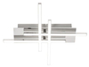 Lampa sufitowa Rabalux Meredith 2478 chrom