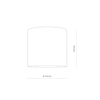 Lampa sufitowa Nowodvorski 8743 CL Ios LED 20W, 4000K, 60°