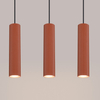Sollux Lighting Lampa wisząca KARBON 3L ochra czerwona SL.1632