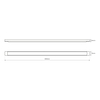 Eko-Light Listwa LED Batten 36W 120cm 4000K - Czarny ML0750 CZARNY