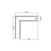 Konektor L DIM do opraw liniowych LED Linea Lint LL-CON-L-DIM