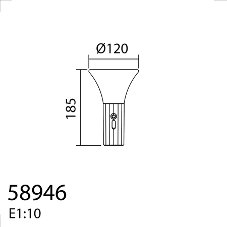 Lampa stołowa SPOT terracota mat 3W akumulatorowa przenośna IP44 ściemnianie 3 stopniowe