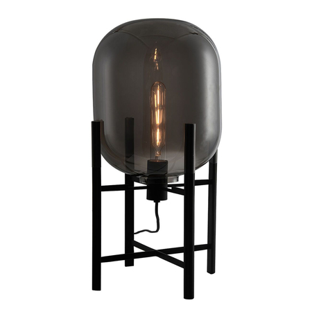Lampa podłogowa Italux Maversa FL-82321-1A-S Czarny, grafitowy lustrzany