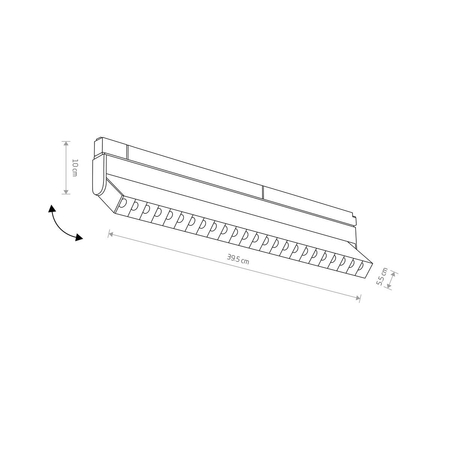 Lampa sufitowa LVM FOCUS OUT LED 15W 3000K Nowodvorski 10151 czarny