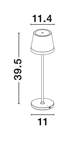 Lampa zewnętrzna Luces Exclusivas ADOBES - biały, przenośna LE73542