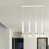 Lampa wisząca KIBO 4 WH/GOLD Emibig 642/4 biały/złoty