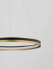 Lampa wisząca Luces Exclusivas BANE - czarny i złoty LE43227