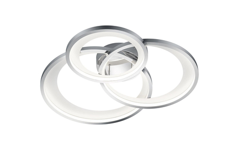 Lampa sufitowa Trio 673810306 srebrny
