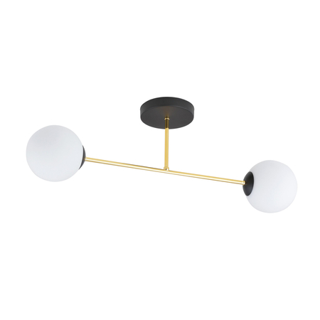 Lampa sufitowa MAGNUM 2 Emibig 1233/2 biały/czarny