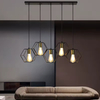 Lampa wisząca Abigali Honey LWH-5XE27, czarny 5xE27