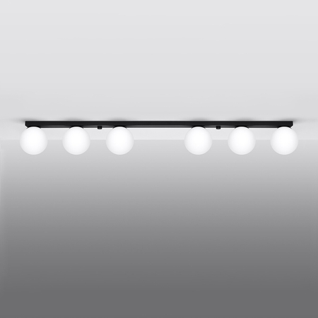 Sollux Lighting Plafon YOLI 6 czarny SL.1155