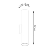Sollux Lighting Kinkiet LAGOS 2 złoty połysk SL.1202
