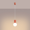 Sollux Lighting Lampa wisząca HALO 1 brzoskwiniowa SL.1754