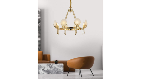 Żyrandol Lumina Deco LDP-8010-8-GD Montego W8
