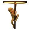 Lampa podłogowa Lucide EXTRAVAGANZA CHIMP 10702/81/30 czarny/złoty