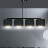 Lampa wisząca HILDE 4 BL BLACK Emibig 1054/4 czarny