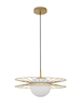 Lampa wisząca Luces Exclusivas MORELOS złoty LE42940