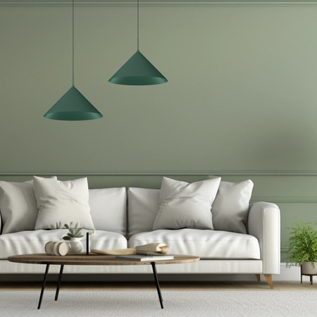 Milagro Lampa wisząca CAPITAL GREEN Ø46cm 1xGX53 MLP0955 BUTELKOWA ZIELEŃ