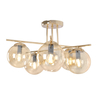 Lampa sufitowa Kaja GRAND K-5414 złoty, bursztynowy