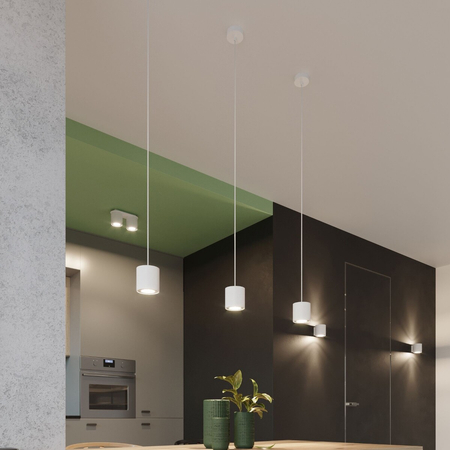 Sollux Lighting Lampa wisząca ORBIS 1 biały SL.0053