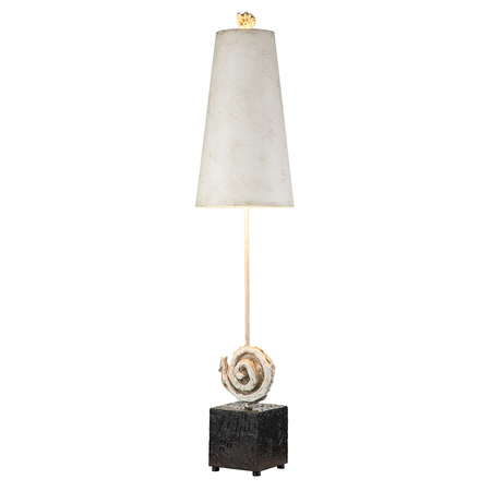 Lampa stołowa Elstead Lighting Swirl biały/czarny FB-SWIRL-TL