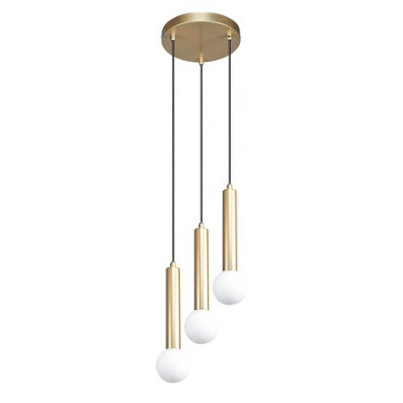 Lampa wisząca Italux Filano PND-33574-3-GD Złoty