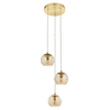 Endon Lighting Lampa wisząca 91971 mosiądz
