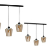 Milagro Lampa wisząca SANTIAGO AMBER 3xE27 MLP6610 CZARNY